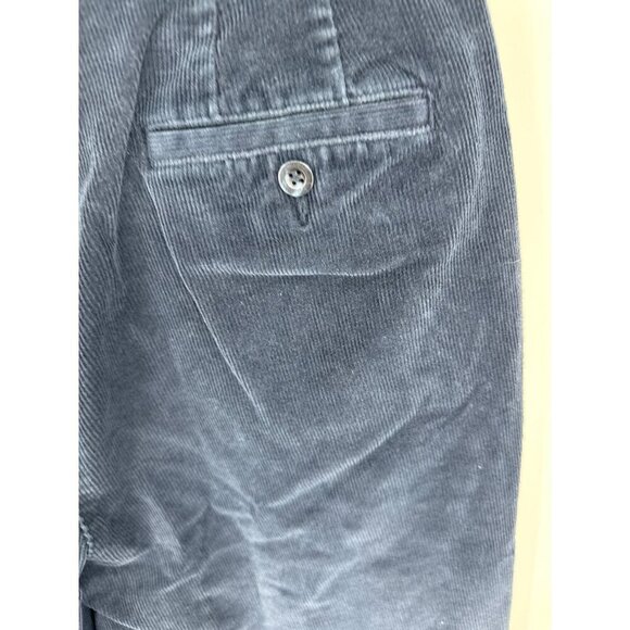 L.L. Bean Blue Original Fit Corduroy Pants Women's Size 14 Tall - Picture 4 of 11